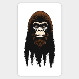 Bigfoot Ape Forest Head Sticker